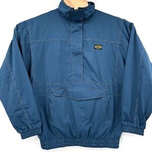 Deep End Swim & Sport California Butter Windbreaker Men's Small Long Sleeve Blue